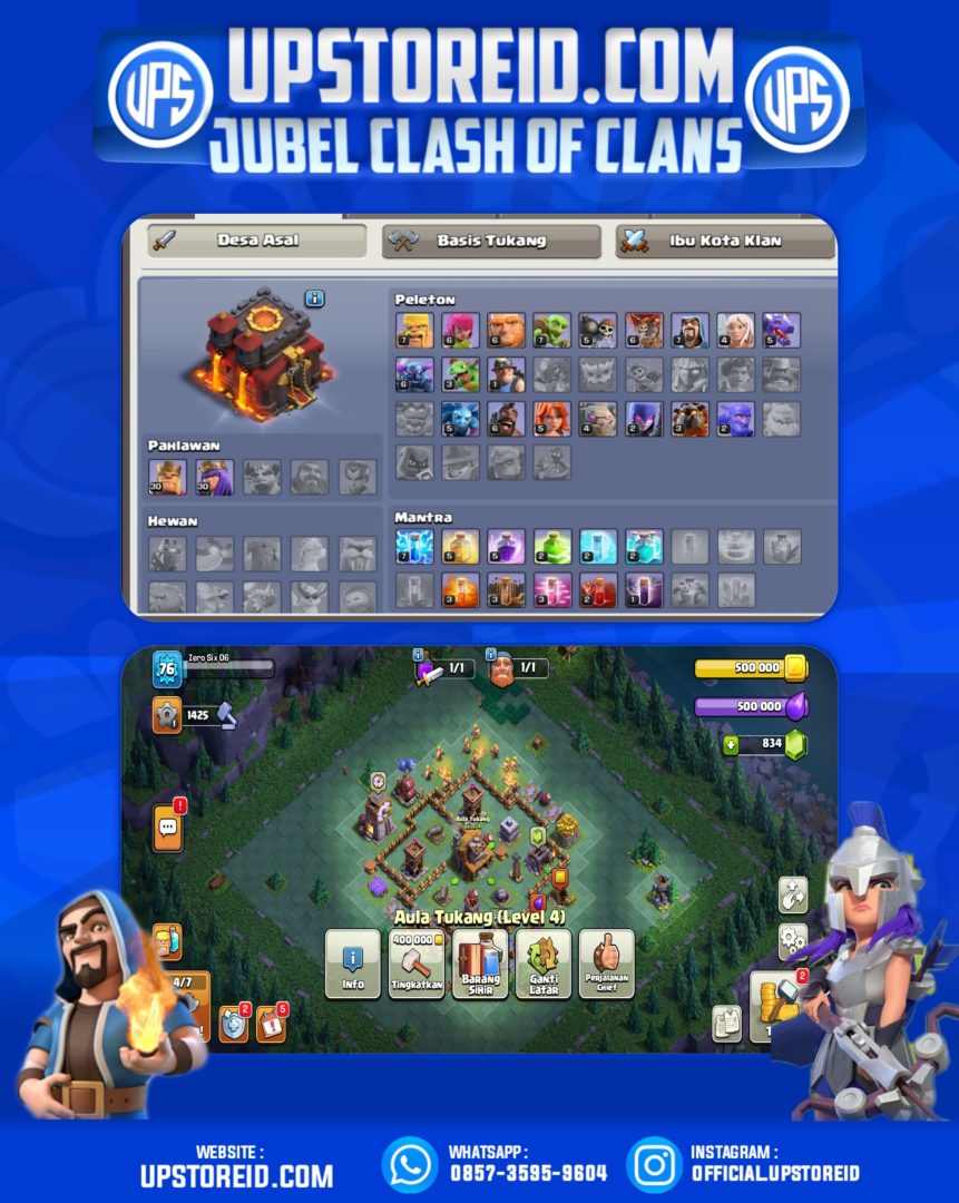 C006 - TH 10 | LV 76, CLASH OF CLANS - Spec Image